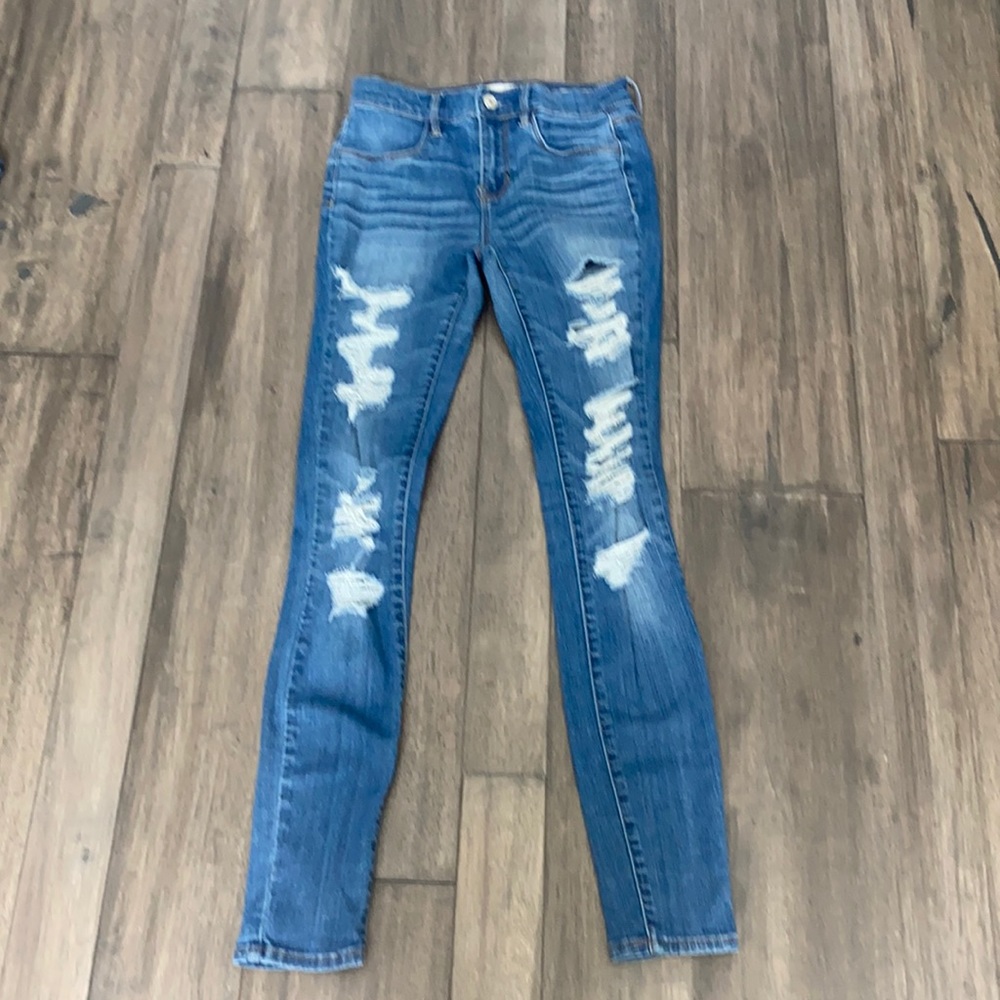 PacSun Distressed Jegging Sz 25‎
